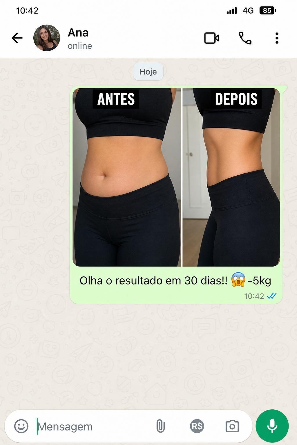 Depoimento real com antes e depois 1